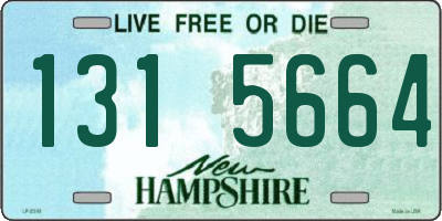 NH license plate 1315664