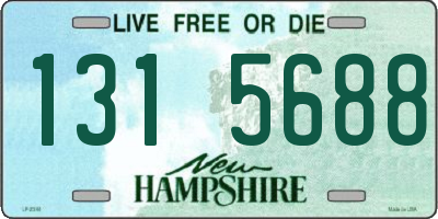 NH license plate 1315688