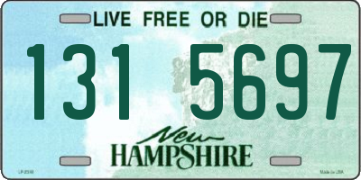 NH license plate 1315697