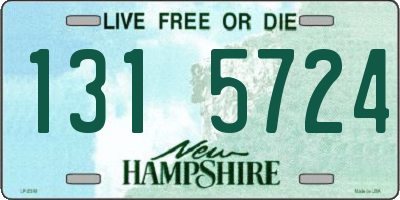 NH license plate 1315724