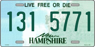 NH license plate 1315771