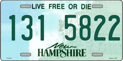 NH license plate 1315822