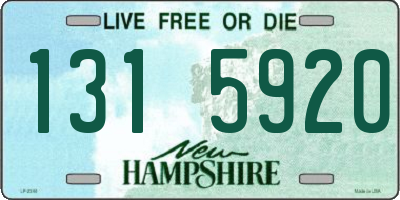 NH license plate 1315920