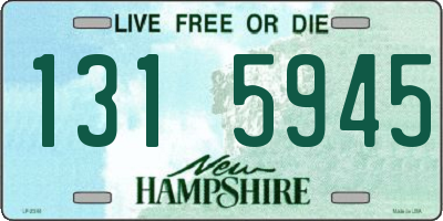 NH license plate 1315945