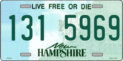 NH license plate 1315969