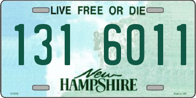 NH license plate 1316011
