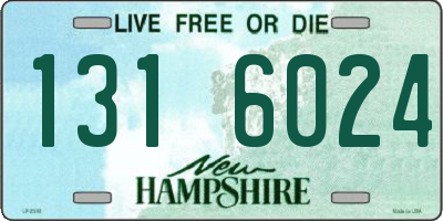 NH license plate 1316024