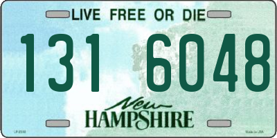 NH license plate 1316048