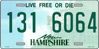 NH license plate 1316064