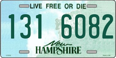 NH license plate 1316082
