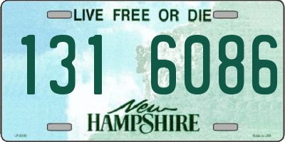 NH license plate 1316086