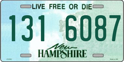 NH license plate 1316087