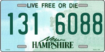 NH license plate 1316088