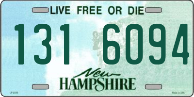 NH license plate 1316094
