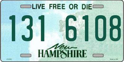 NH license plate 1316108