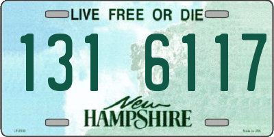 NH license plate 1316117