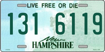 NH license plate 1316119