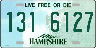 NH license plate 1316127