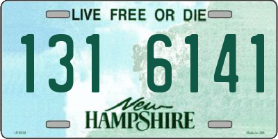 NH license plate 1316141