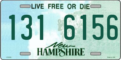 NH license plate 1316156