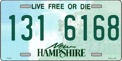 NH license plate 1316168