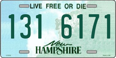NH license plate 1316171