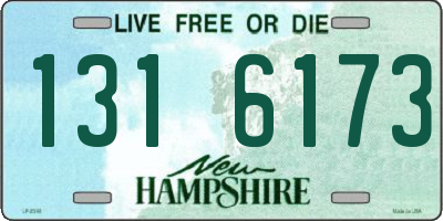 NH license plate 1316173
