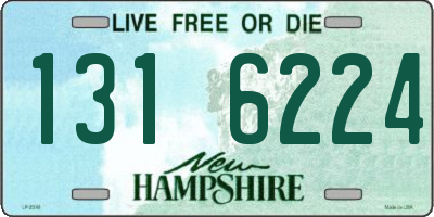 NH license plate 1316224