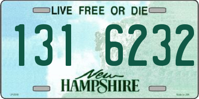 NH license plate 1316232
