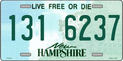 NH license plate 1316237