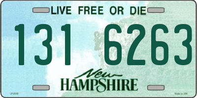 NH license plate 1316263