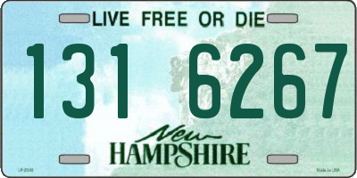 NH license plate 1316267
