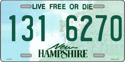 NH license plate 1316270