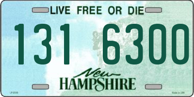 NH license plate 1316300