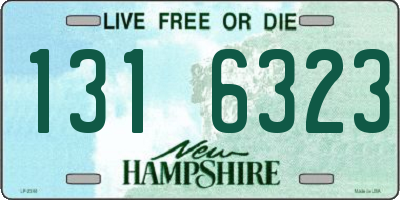 NH license plate 1316323