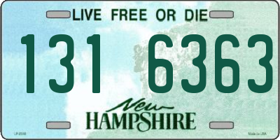 NH license plate 1316363