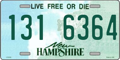 NH license plate 1316364