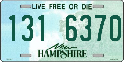NH license plate 1316370