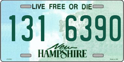 NH license plate 1316390