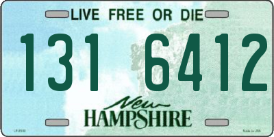 NH license plate 1316412
