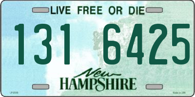 NH license plate 1316425