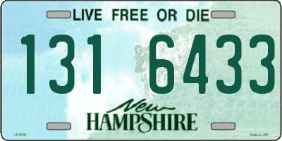 NH license plate 1316433