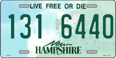 NH license plate 1316440