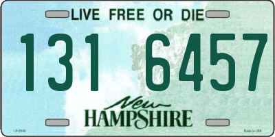 NH license plate 1316457