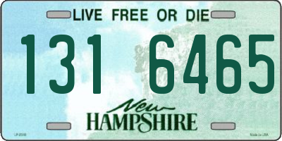 NH license plate 1316465