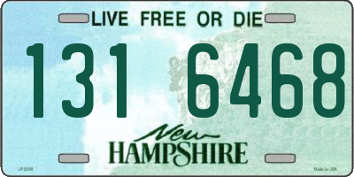 NH license plate 1316468