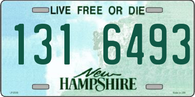 NH license plate 1316493