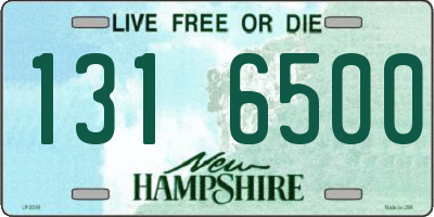 NH license plate 1316500