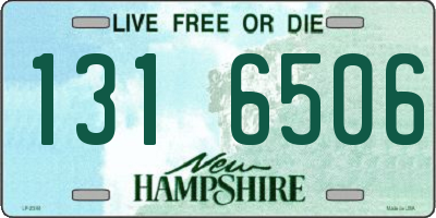 NH license plate 1316506