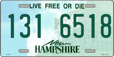 NH license plate 1316518